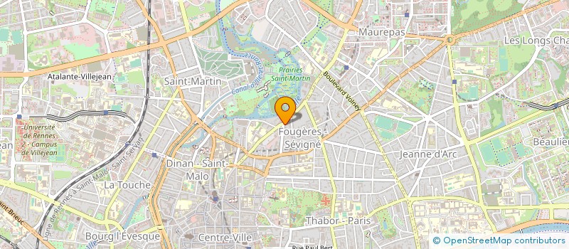 localisation de l'entreprise MONSIEUR JEAN-MARC COUASNON à RENNES