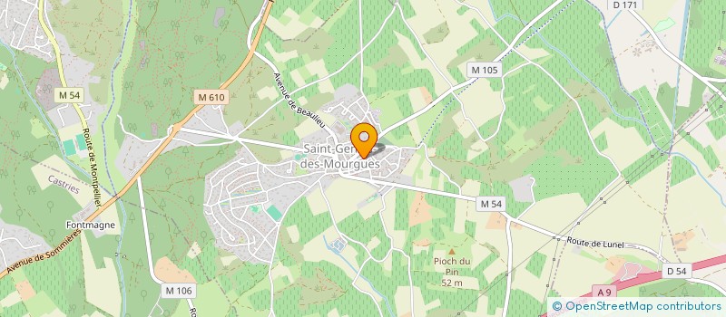 localisation de l'entreprise MONSIEUR JEAN-MARC COULOUGNON à SAINT-GENIES-DES-MOURGUES
