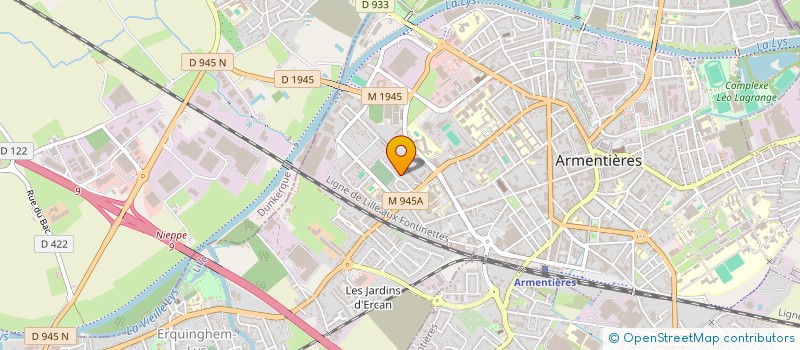 localisation de l'entreprise MONSIEUR JEAN-MARC CREMAUX  ARMENTIERES