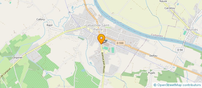 localisation de l'entreprise MONSIEUR JEAN-MARC CRISTOL  LABASTIDE-SAINT-PIERRE