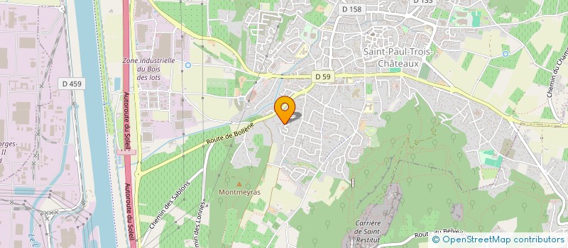 localisation de l'entreprise MONSIEUR JEAN MARC CUVIER  SAINT-PAUL-TROIS-CHATEAUX