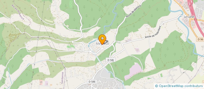 localisation de l'entreprise MONSIEUR JEAN-MARC DAMEME  MEYREUIL