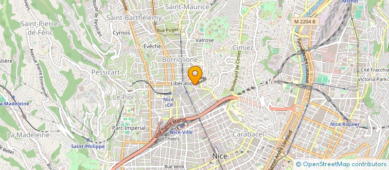 localisation de l'entreprise MONSIEUR JEAN-MARC DAMETTE à NICE