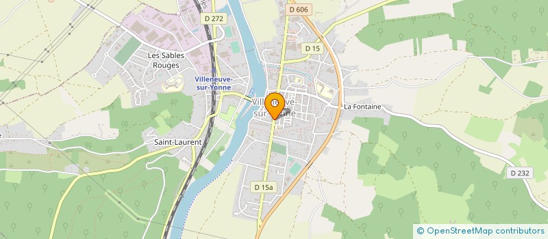 localisation de l'entreprise MONSIEUR JEAN-MARC DANIEL à VILLENEUVE-SUR-YONNE