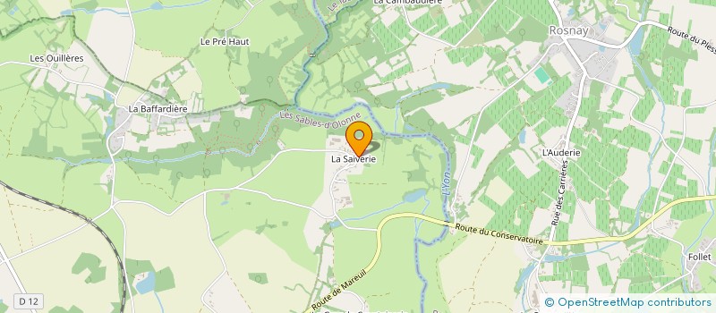 localisation de l'entreprise MONSIEUR JEAN-MARC DANOT  LE CHAMP-SAINT-PERE