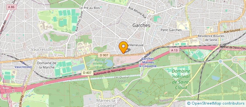 localisation de l'entreprise MONSIEUR JEAN-MARC DEFAUT à GARCHES