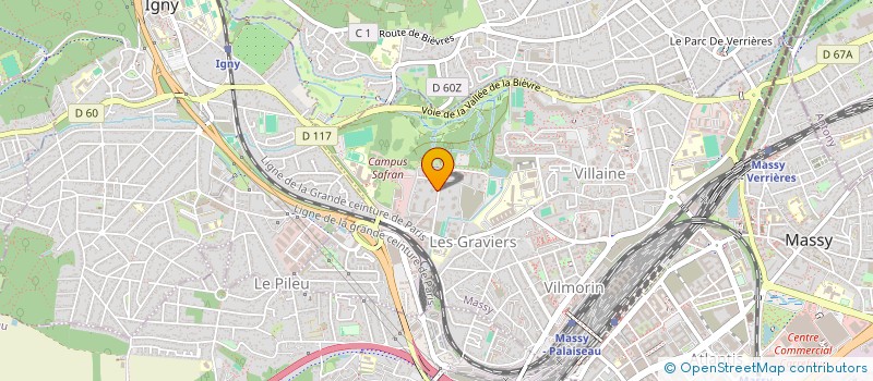 localisation de l'entreprise MONSIEUR JEAN-MARC DELAGE  MASSY