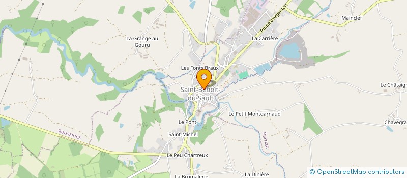 localisation de l'entreprise MONSIEUR JEAN-MARC DELASALLE à SAINT-BENOIT-DU-SAULT