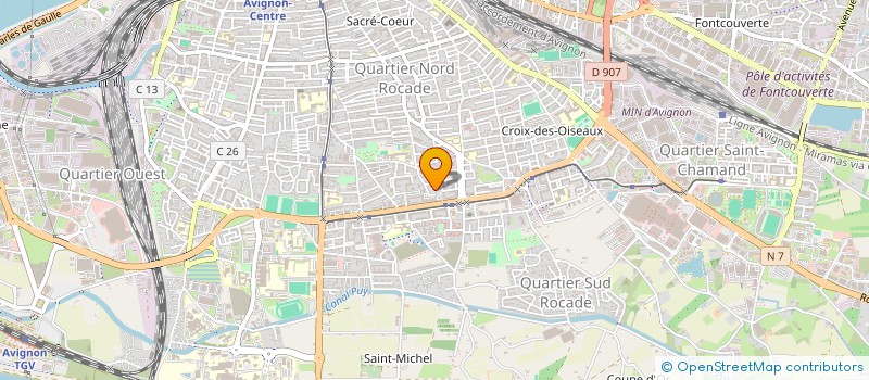 localisation de l'entreprise MONSIEUR JEAN MARC DELENGAIGNE  AVIGNON