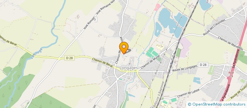 localisation de l'entreprise MONSIEUR JEAN-MARC DELHOM  LONGAGES