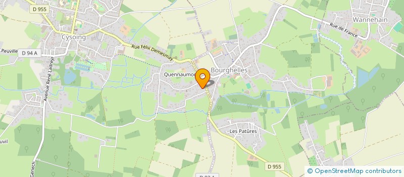 localisation de l'entreprise MONSIEUR JEAN MARC DELMER  CYSOING