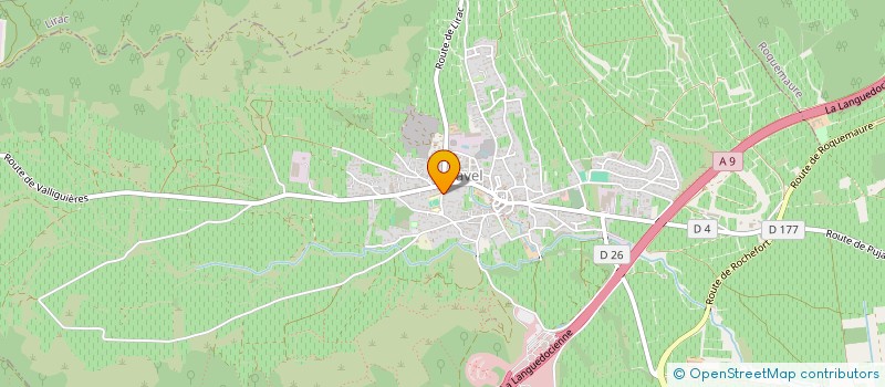 localisation de l'entreprise MONSIEUR JEAN MARC DELON  TAVEL