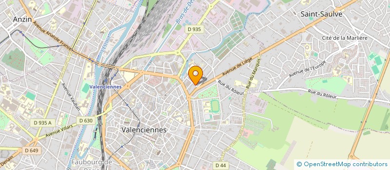 localisation de l'entreprise MONSIEUR JEAN-MARC DELTOMBE à VALENCIENNES