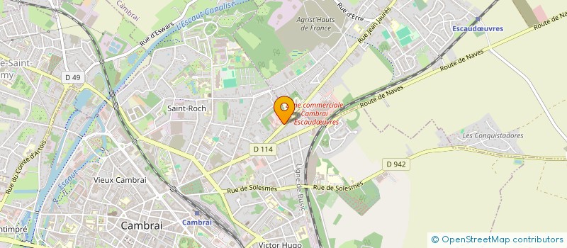 localisation de l'entreprise MONSIEUR JEAN-MARC DEMARLY  CAMBRAI