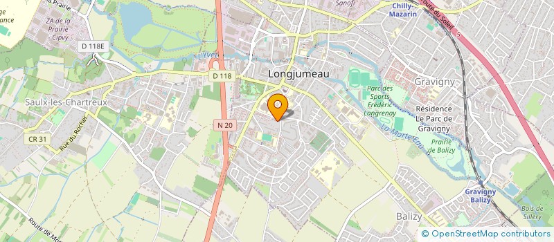 localisation de l'entreprise MONSIEUR JEAN-MARC DEPIN à LONGJUMEAU