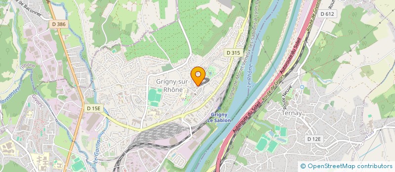 localisation de l'entreprise MONSIEUR JEAN-MARC DERVIEUX  GRIGNY