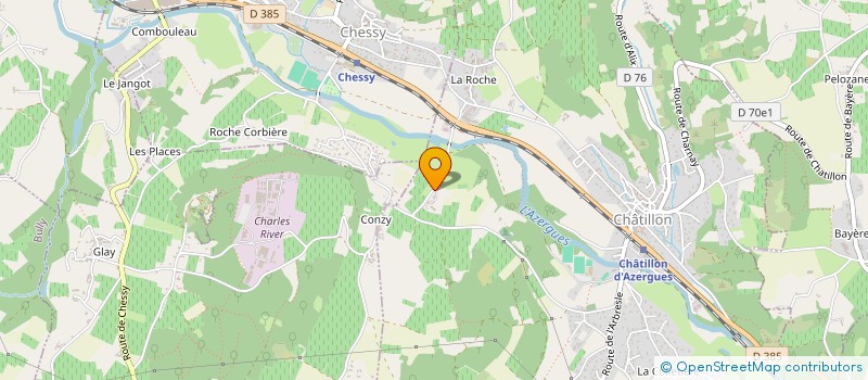 localisation de l'entreprise MONSIEUR JEAN-MARC DESSEIGNE  CHATILLON