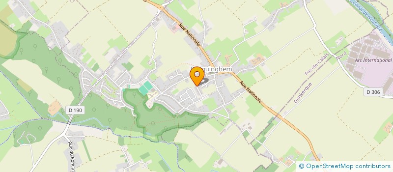 localisation de l'entreprise MONSIEUR JEAN-MARC DETOEUF  RACQUINGHEM