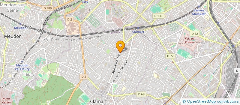 localisation de l'entreprise MONSIEUR JEAN-MARC DEWAILLY à CLAMART
