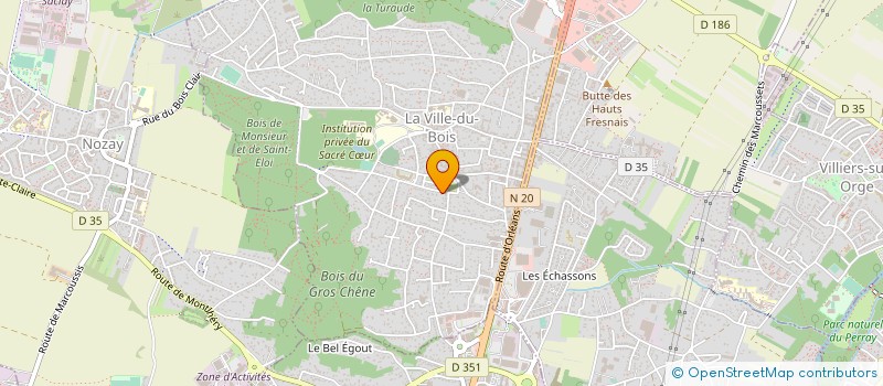 localisation de l'entreprise MONSIEUR JEAN-MARC DHENIN  LA CHAPELLE-DES-MARAIS