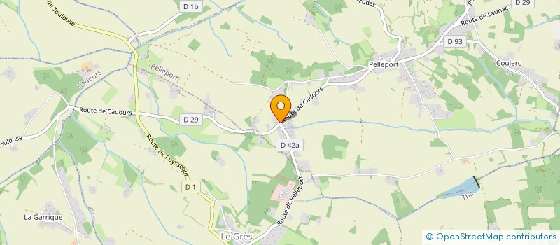 localisation de l'entreprise MONSIEUR JEAN MARC DIONNET  PUYSSEGUR