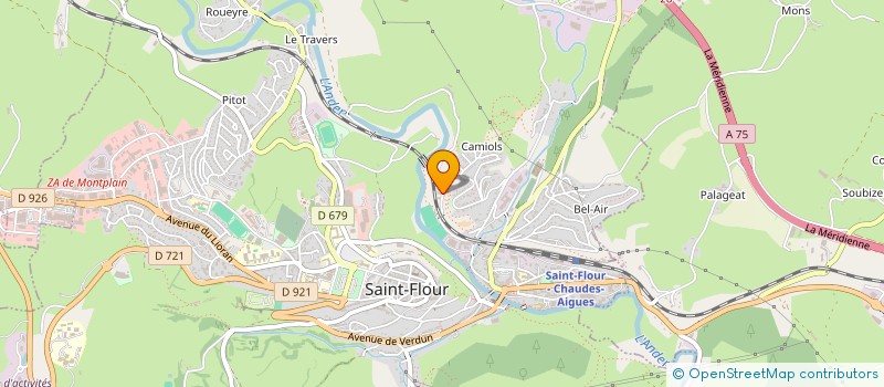 localisation de l'entreprise MONSIEUR JEAN-MARC DIOT à SAINT-FLOUR