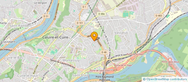 localisation de l'entreprise MONSIEUR JEAN-MARC DODERO à CALUIRE-ET-CUIRE