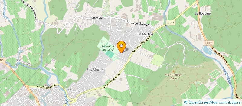 localisation de l'entreprise MONSIEUR JEAN-MARC DOGLIOTTI  LA CRAU