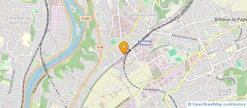 localisation de l'entreprise MONSIEUR JEAN-MARC DOLMIERE  SATHONAY-CAMP