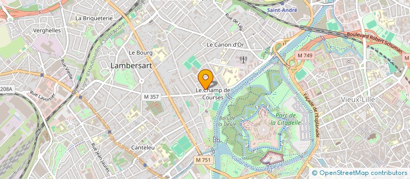 localisation de l'entreprise MONSIEUR JEAN-MARC DOUILLY à LAMBERSART