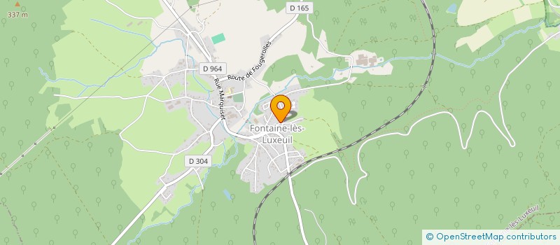 localisation de l'entreprise MONSIEUR JEAN-MARC DROUIN  FONTAINE-LES-LUXEUIL