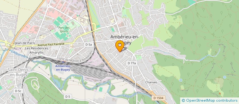 localisation de l'entreprise MONSIEUR JEAN-MARC DUBIE  AMBERIEU-EN-BUGEY