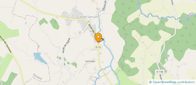 localisation de l'entreprise MONSIEUR JEAN MARC DUCASSE  CASTEL-SARRAZIN