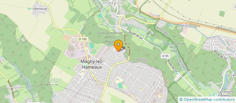 localisation de l'entreprise MONSIEUR JEAN-MARC DUDUOGLU  MAGNY-LES-HAMEAUX