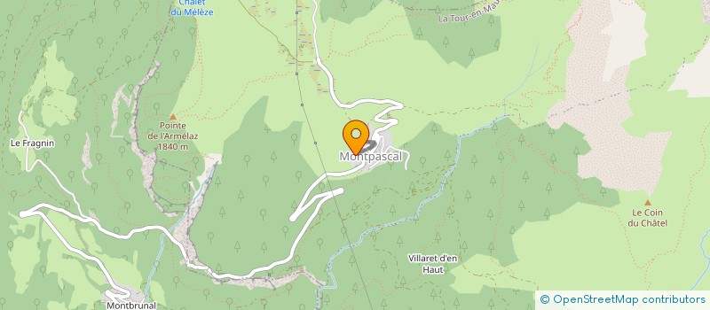 localisation de l'entreprise MONSIEUR JEAN-MARC DUFRENEY  FONTCOUVERTE-LA TOUSSUIRE