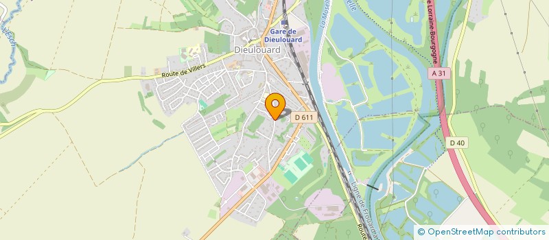 localisation de l'entreprise MONSIEUR JEAN-MARC DUGES  DIEULOUARD