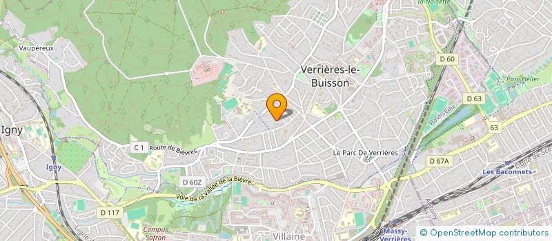 localisation de l'entreprise MONSIEUR JEAN-MARC DUPONT à VERRIERES-LE-BUISSON