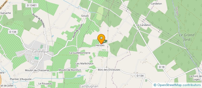 localisation de l'entreprise MONSIEUR JEAN-MARC DUPONT  CAMPUGNAN