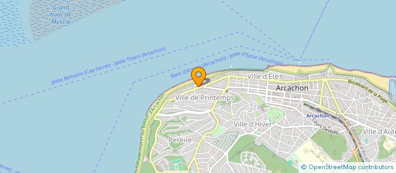 localisation de l'entreprise MONSIEUR JEAN-MARC DUPOUY  ARCACHON