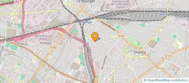 localisation de l'entreprise MONSIEUR JEAN-MARC DUPRAT à DRANCY