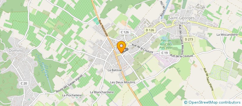 localisation de l'entreprise MONSIEUR JEAN-MARC DUPUIS  SAINT-GEORGES-D'OLERON