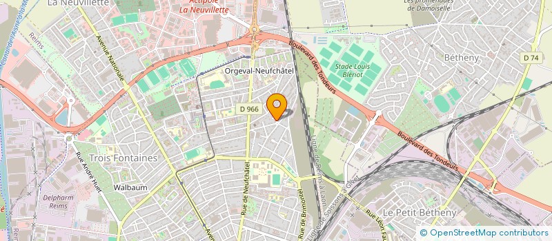 localisation de l'entreprise MONSIEUR JEAN MARC ECKERT  REIMS