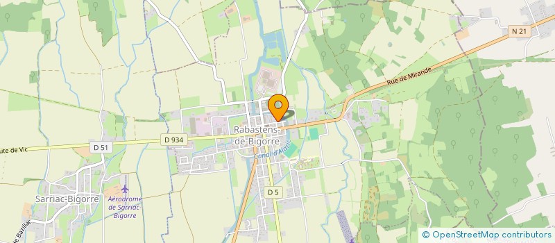 localisation de l'entreprise MONSIEUR JEAN-MARC ESQUINANCE  RABASTENS-DE-BIGORRE
