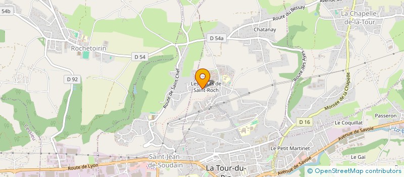 localisation de l'entreprise MONSIEUR JEAN-MARC ESTEVE  LA TOUR-DU-PIN