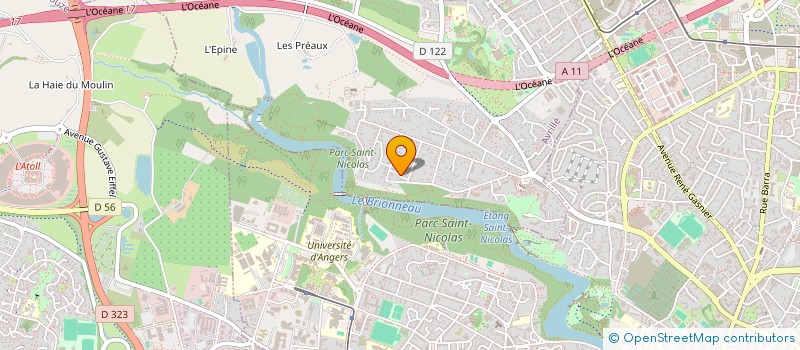 localisation de l'entreprise MONSIEUR JEAN-MARC EVANNO  AVRILLE