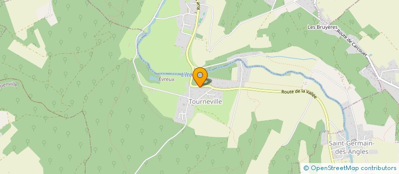 localisation de l'entreprise MONSIEUR JEAN MARC FACQUET  TOURNEVILLE