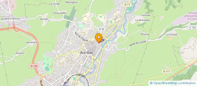 localisation de l'entreprise MONSIEUR JEAN MARC FAGIS à AURILLAC