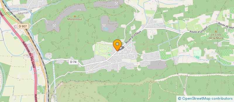 localisation de l'entreprise MONSIEUR JEAN MARC FALLETTA  MORNAS