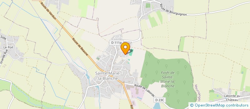 localisation de l'entreprise MONSIEUR JEAN-MARC FAYE-CHENU  SAINTE-MARIE-LA-BLANCHE