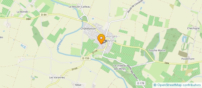 localisation de l'entreprise MONSIEUR JEAN-MARC FERCHAUD  DOUE-EN-ANJOU